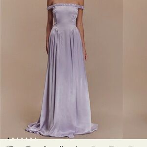 Meshki Strapless Lavender Dress